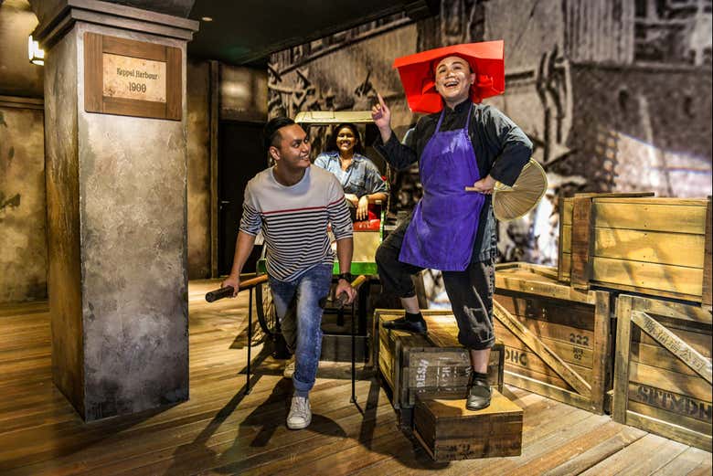 Visite du musée Madame Tussauds à Singapour