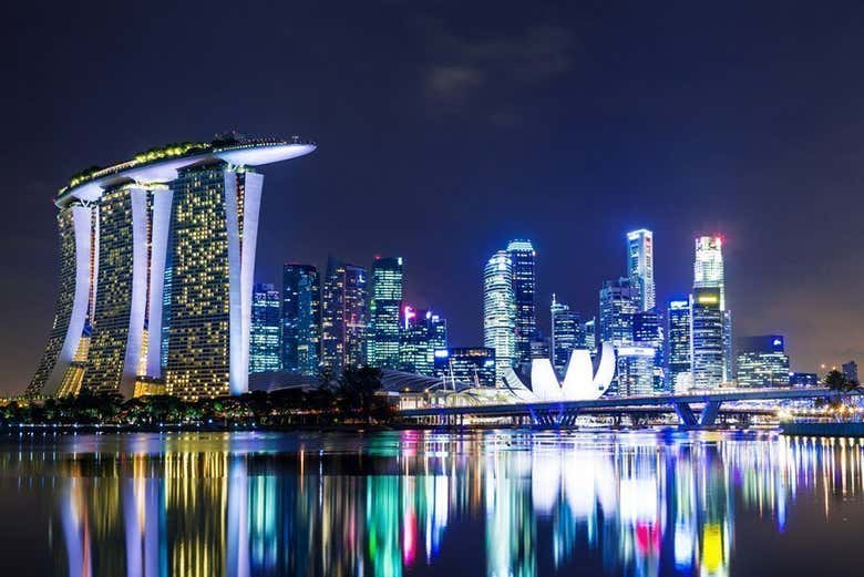 Singapour de nuit 