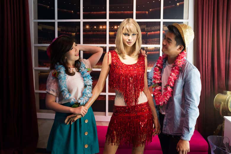 Pose avec Taylor Swift
